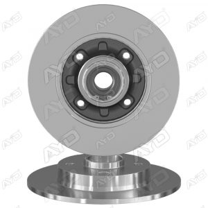 FREN DİSKİ (TEK) ARKA 208 12> 307 00-07 C3 II 09> DÜZ ABSLİ PORYALI RULMANLI 249-4