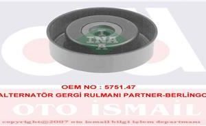 ALTERNATÖR GERGİ RULMANI PARTNER-P206-306-JUMPY 1.9D -P307 1.4 16V-1.6 16V-C2 1.4-1.6-C3 1.4i-1.4 16V
