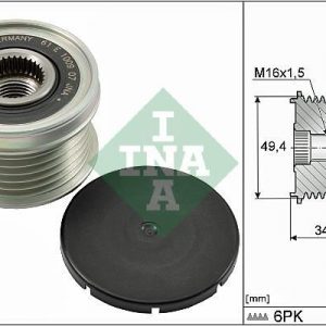 ALTERNATÖR KASNAĞI GOLF5-JETTA-PASSAT-POLO-A3-LEON 1.2-1.4TSI 1.6-1.6FSI BSE-BLF-BLG-CAXA-CAVA-CBZB