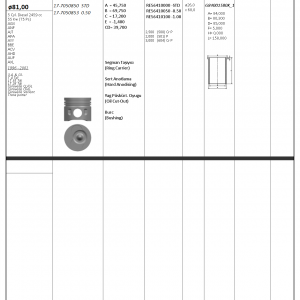 PİSTON SEGMAN 050 81mm (VW: T4-LT35 2.5 TDI) (3.4.5 PİSTON)