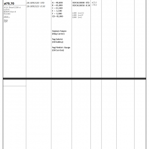 PİSTON SEGMAN STD 79.7mm (OPEL: ASTRA-ZAFİRA) (B16DTL) (EURO 6 EOCOTEC)
