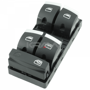 CAM DÜĞMESİ DÖRTLÜ KROM AUDİ A3 09>13 AUDİ Q7 10>15
