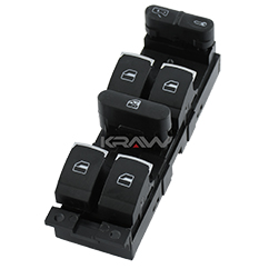 CAM AÇMA DĞÜMESİ SOL KROM KIRMIZI IŞIK BORA 98>05 GOLFIV 97>06 PASSAT 96>00