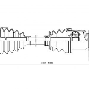 AKS SAĞ Focus III 1.0 12v EcoBoost 2012- MT A:27 C:973 B:23