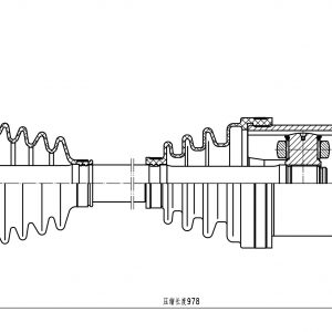 AKS SAĞ KOMPLE FOCUS 1.6 BNZ ECOBOOST 12>(977x27x26)